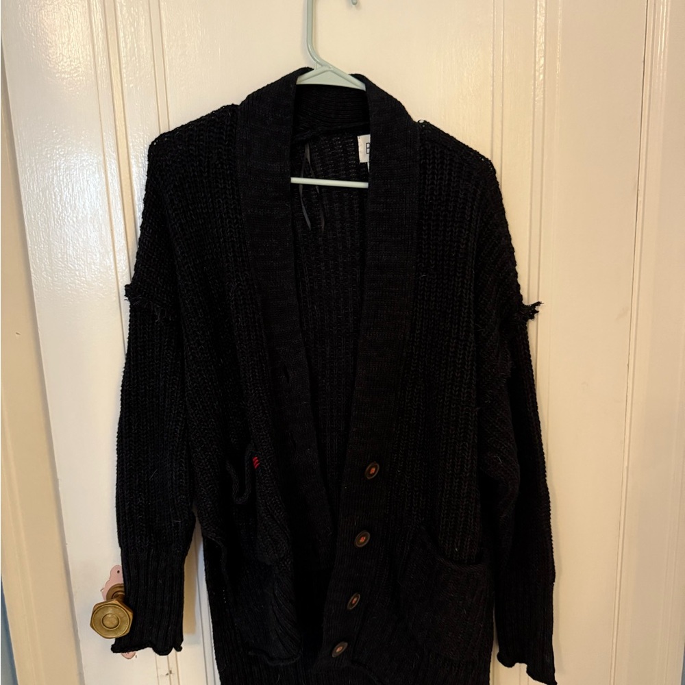 BDG Charcoal Knit Cardigan